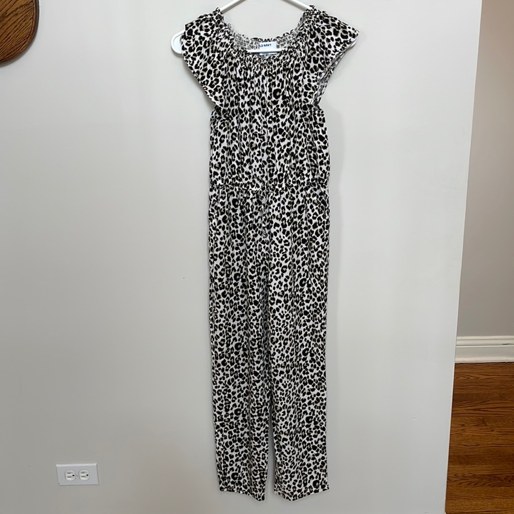 Old Navy cheetah jumpsuit